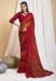 Picture of Radiant Chiffon Saddle Brown Saree