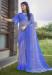 Picture of Charming Chiffon Steel Blue Saree