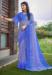 Picture of Charming Chiffon Steel Blue Saree