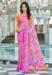 Picture of Statuesque Chiffon Salmon Saree