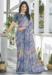 Picture of Statuesque Chiffon Cadet Blue Saree