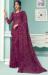 Picture of Lovely Chiffon Maroon Saree