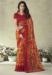 Picture of Delightful Chiffon Crimson Saree