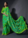 Picture of Pleasing Chiffon Dark Olive Green Saree