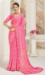 Picture of Fascinating Chiffon Hot Pink Saree