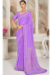 Picture of Comely Chiffon Medium Slate Blue Saree