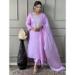 Picture of Resplendent Silk Thistle Readymade Salwar Kameez