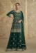 Picture of Chiffon & Silk Dark Slate Grey Straight Cut Salwar Kameez