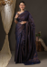 Picture of Taking Georgette & Silk Navy Blue Saree