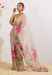 Picture of Enticing Georgette & Net & Organza Off White Saree