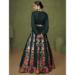 Picture of Elegant Georgette Sea Green Lehenga Choli