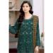 Picture of Georgette Sea Green Straight Cut Salwar Kameez