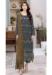 Picture of Georgette Dark Slate Grey Straight Cut Salwar Kameez