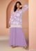 Picture of Radiant Georgette Thistle Straight Cut Salwar Kameez