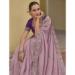 Picture of Elegant Silk & Organza Rosy Brown Saree