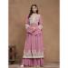 Picture of Georgette Pale Violet Red Anarkali Salwar Kameez