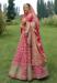 Picture of Elegant Silk Indian Red Lehenga Choli