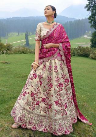 Picture of Radiant Silk Tan Lehenga Choli