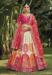 Picture of Shapely Georgette & Silk Crimson Lehenga Choli