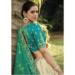 Picture of Pleasing Georgette & Silk Dark Cyan Lehenga Choli