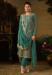 Picture of Silk Dark Slate Grey Straight Cut Salwar Kameez