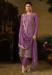 Picture of Sublime Silk Purple Straight Cut Salwar Kameez