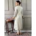 Picture of Rayon & Chiffon White Readymade Salwar Kameez