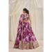 Picture of Excellent Organza Pink Lehenga Choli