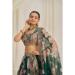 Picture of Magnificent Organza Sea Green Lehenga Choli