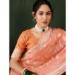 Picture of Stunning Cotton Coral Saree