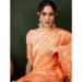 Picture of Enticing Cotton Orange Saree