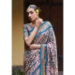 Picture of Pleasing Silk Dark Slate Grey Saree