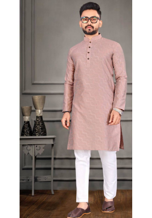 Picture of Pleasing Chiffon Rosy Brown Kurtas