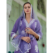 Picture of Beautiful Silk Medium Purple Readymade Salwar Kameez