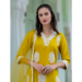 Picture of Sublime Silk Dark Golden Rod Readymade Salwar Kameez