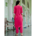 Picture of Silk Medium Violet Red Readymade Salwar Kameez