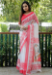 Picture of Comely Linen White Saree