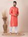 Picture of Ravishing Silk Salmon Kurtas