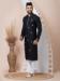 Picture of Exquisite Silk Black Kurtas