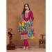 Picture of Admirable Chiffon Pink Straight Cut Salwar Kameez