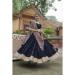 Picture of Fascinating Rayon Navy Blue Lehenga Choli