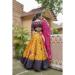 Picture of Magnificent Rayon Dark Golden Rod Lehenga Choli