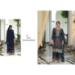 Picture of Chiffon Dark Slate Grey Readymade Salwar Kameez