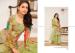 Picture of Chiffon Dark Khaki Straight Cut Salwar Kameez