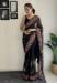 Picture of Magnificent Georgette Black Saree