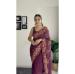 Picture of Exquisite Georgette Brown Saree