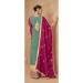 Picture of Chiffon Medium Sea Green Straight Cut Salwar Kameez