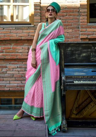 Picture of Exquisite Silk Light Sea Green Saree