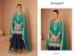 Picture of Enticing Chiffon Teal Straight Cut Salwar Kameez