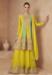 Picture of Nice Chiffon Golden Rod Anarkali Salwar Kameez